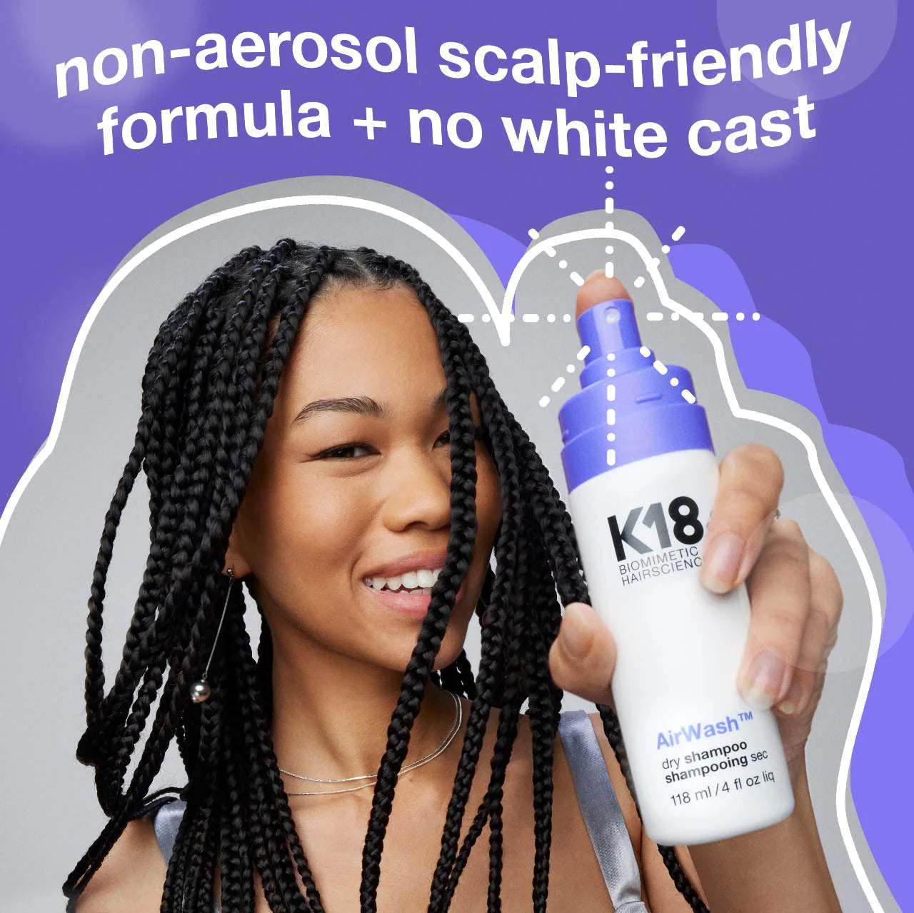 *PREORDEN: AirWash™ Dry Shampoo - K18 Biomimetic Hairscience /