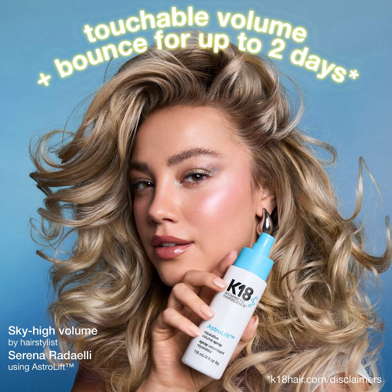 *PREORDEN: AstroLift™ Reparative Volume Spray 118mL - K18 Biomimetic Hairscience / Spray voluminizador