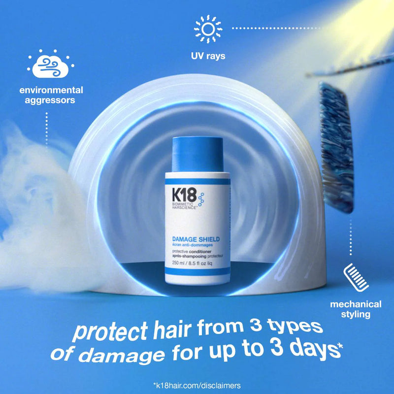 *PREORDEN: DAMAGE SHIELD Protective Conditioner 250mL - K18 Biomimetic Hairscience / Acondicionador para el color