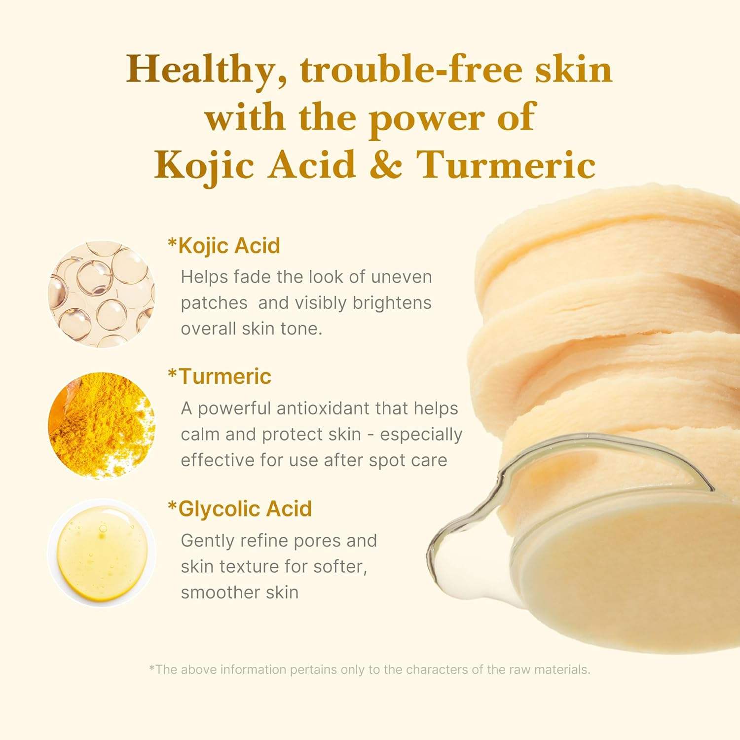 Kojic Acid Tumeric Toner Pad - Medicube / Almohadillas para piel radiante