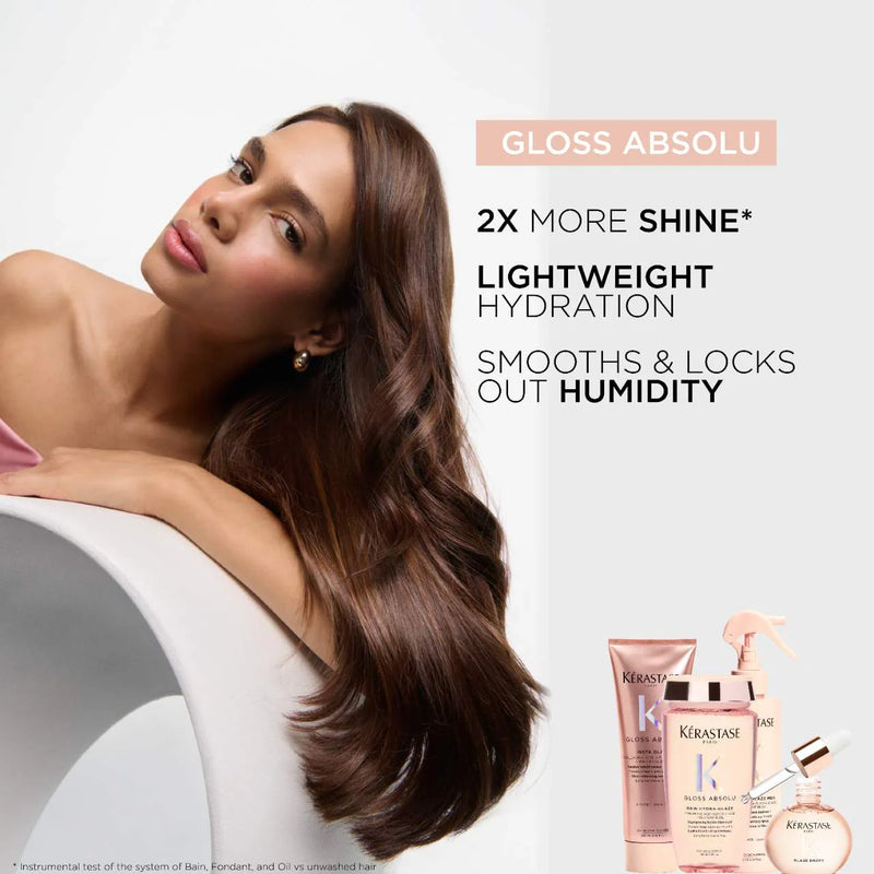 *PREORDEN: Gloss Absolu Glaze Drops Anti-Frizz Hair Oil - Kérastase /  Aceite de alto brillo para el cabello antifrizz