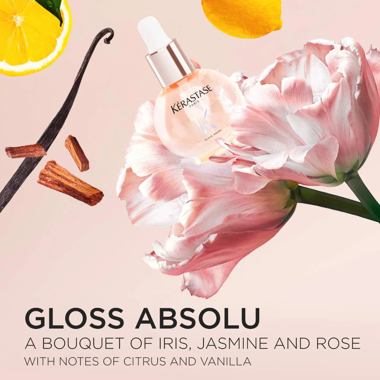 *PREORDEN: Gloss Absolu Glaze Drops Anti-Frizz Hair Oil - Kérastase /  Aceite de alto brillo para el cabello antifrizz