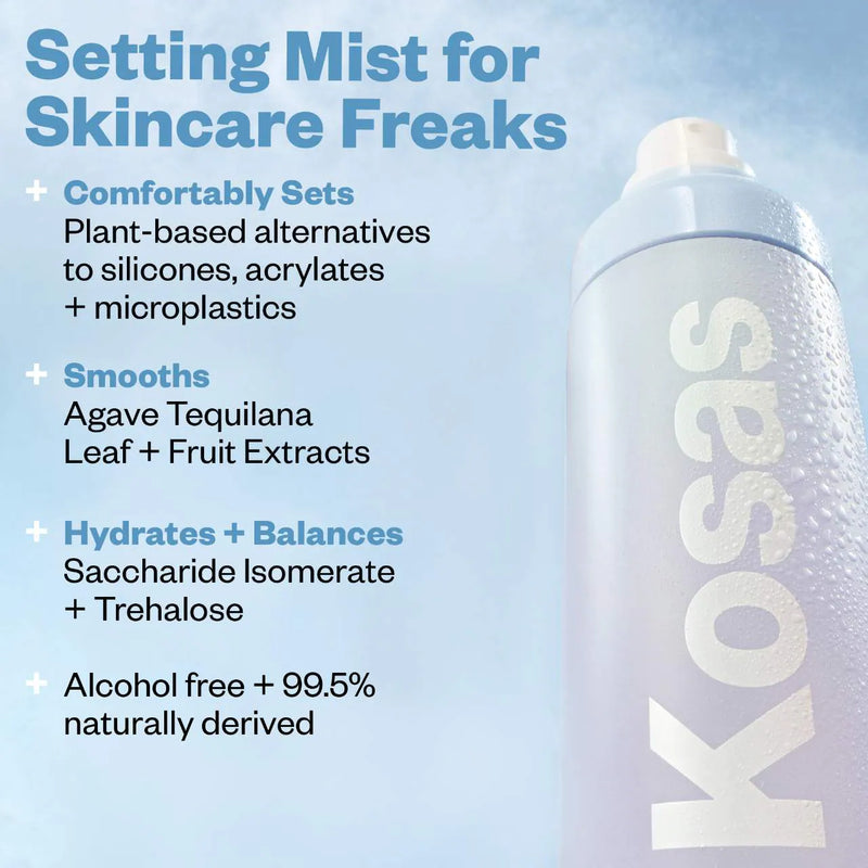 *PREORDEN: Cloud Set Airy Setting Spray + Smoothing Mist 95mL - Kosas / Fijador de maquillaje