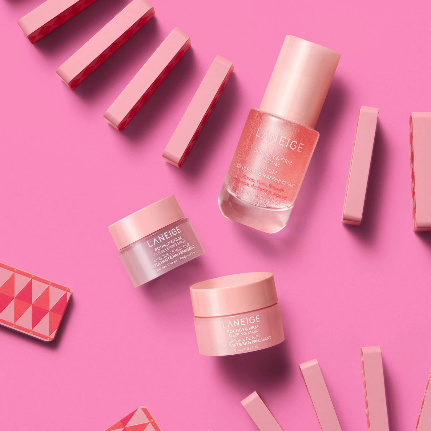 *PREORDEN: Bouncy & Firm Mini Skin Treats - Laneige / Set 3 pzas rostro