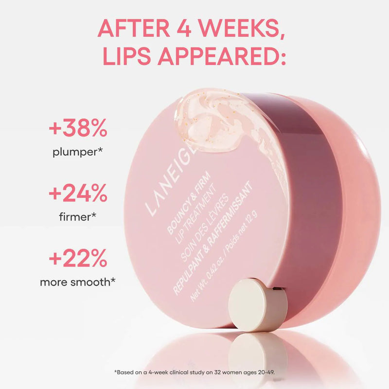 *PREORDEN: Bouncy & Firm Plump, Firm & Glow Set - Laneige / Set 3 pzas piel firme y luminosa + cosmetiquera