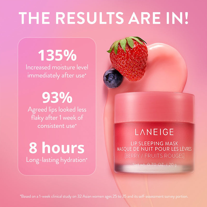 *PREORDEN: Midnight Minis Set - LANEIGE / Set de 5 mini mascarillas para labios