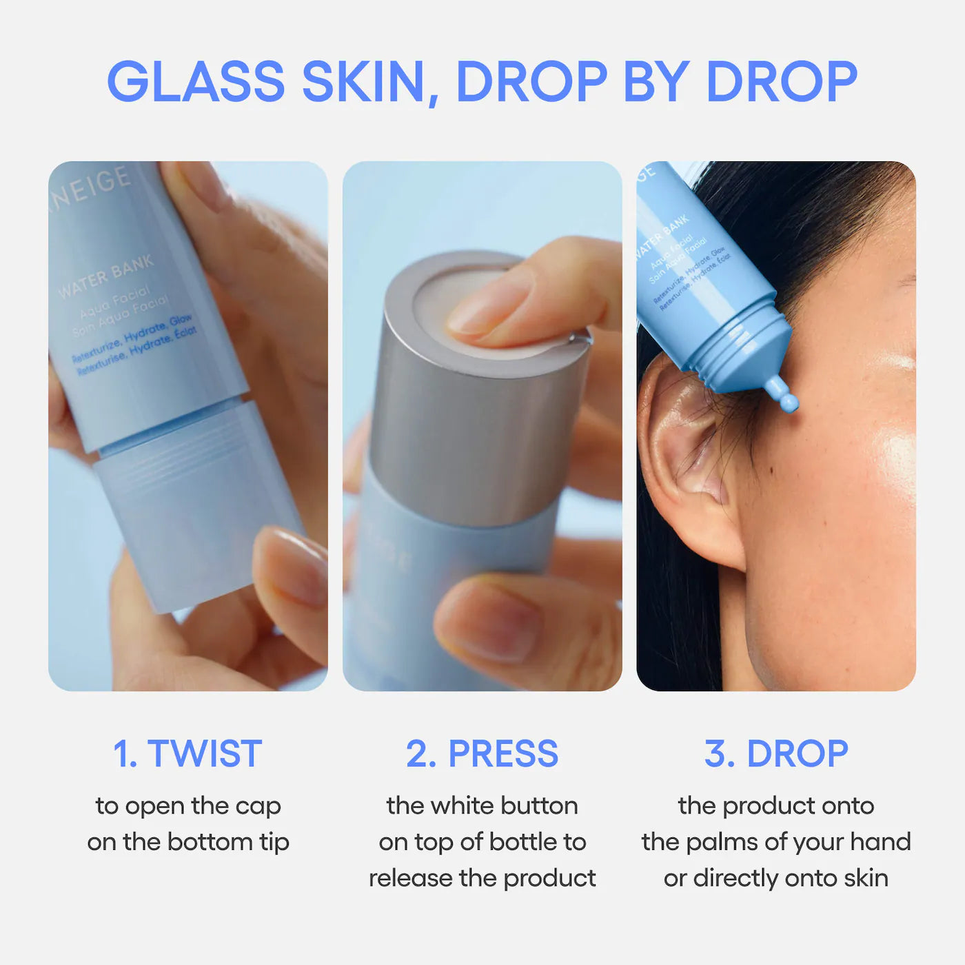 *PREORDEN: Water Bank Aqua Facial Serum BHA + AHA - Gently Exfoliate, Hydrate & Glow - Laneige / Suero exfolia, hidrata e ilumina