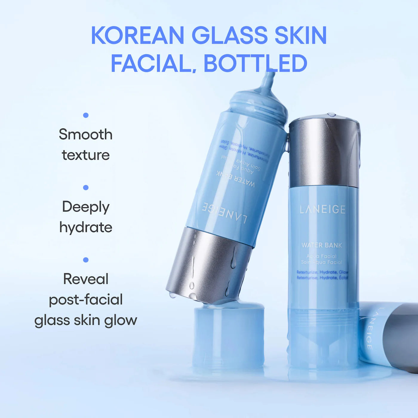 *PREORDEN: Water Bank Aqua Facial Serum BHA + AHA - Gently Exfoliate, Hydrate & Glow - Laneige / Suero exfolia, hidrata e ilumina