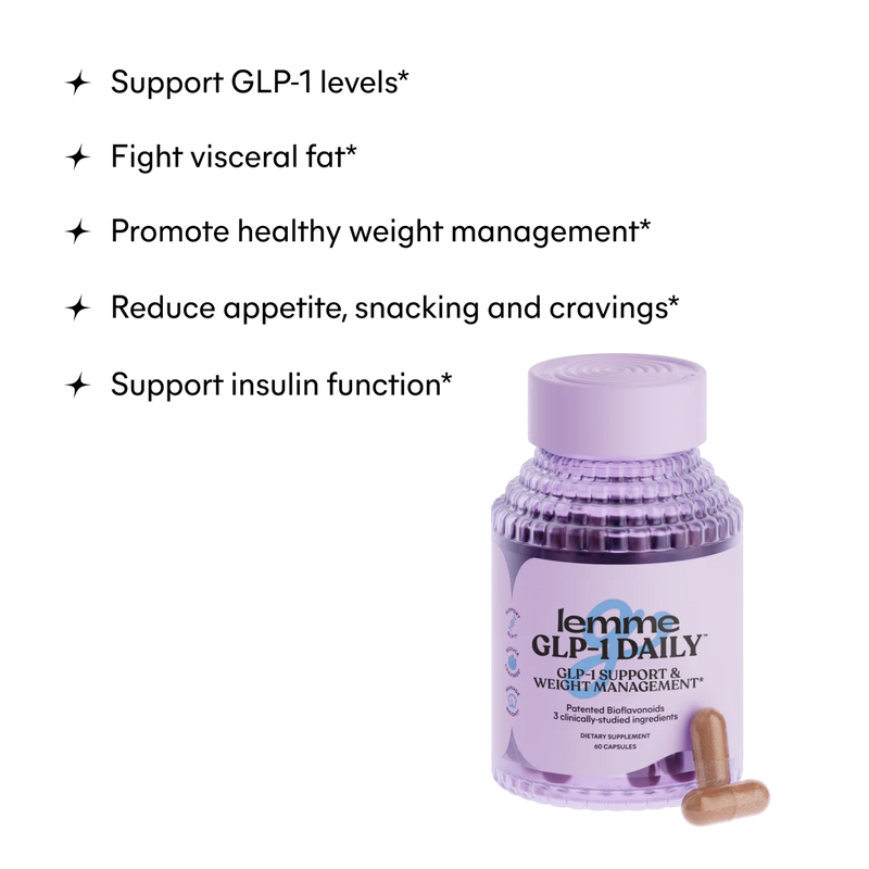 GLP-1 Daily™ Capsules - lemme / Cápsulas para el control del apetito y el peso