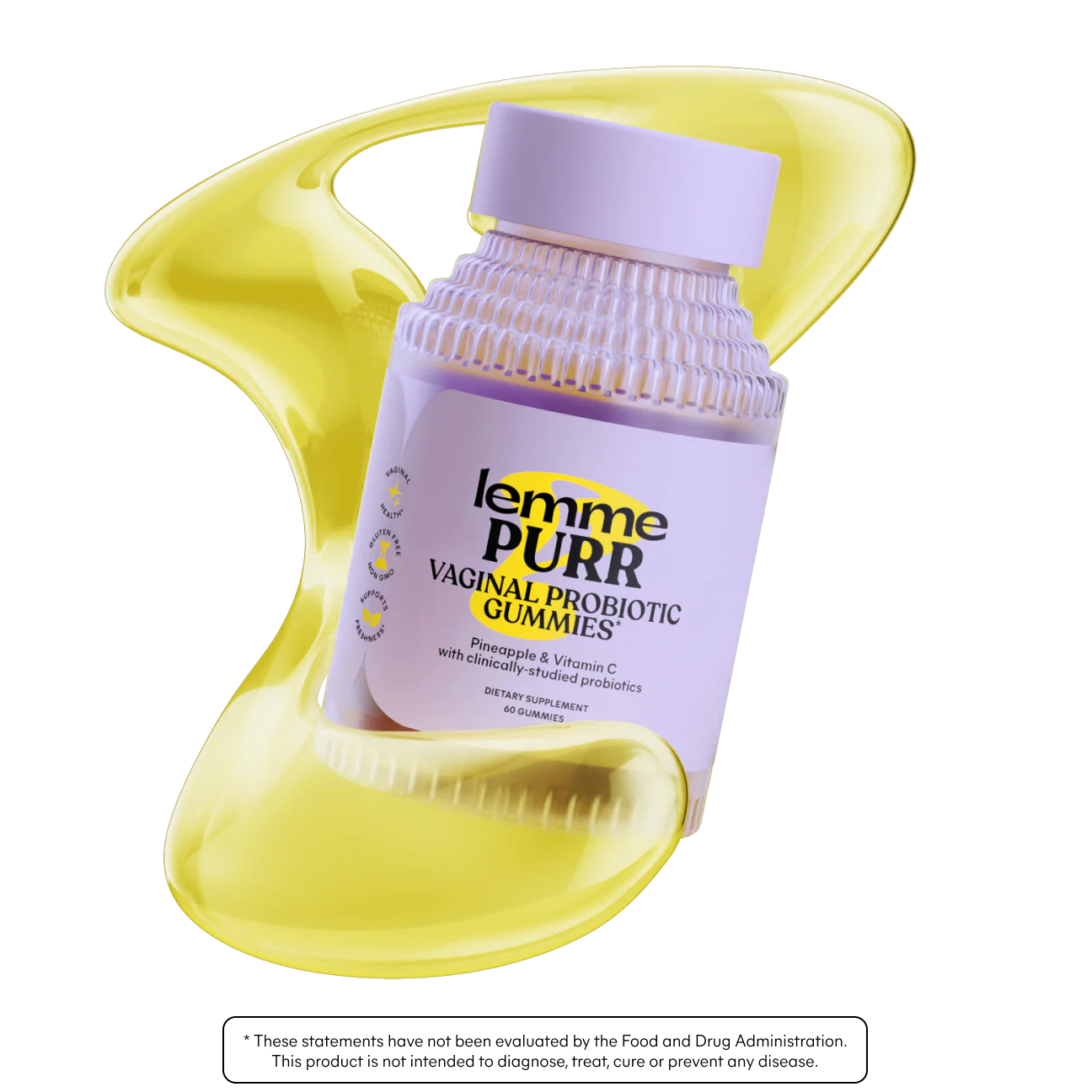 PURR Vaginal Probiotic Gummies or Capsules - lemme / Gomitas o cápsulas salud vaginal
