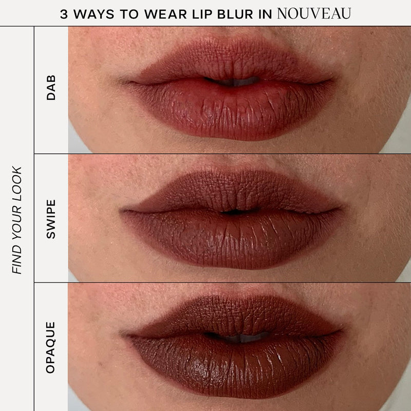 Lip Blur Soft-Matte Hydrating Lipstick with Hyaluronic Acid - Saie / Labial mate hidratante