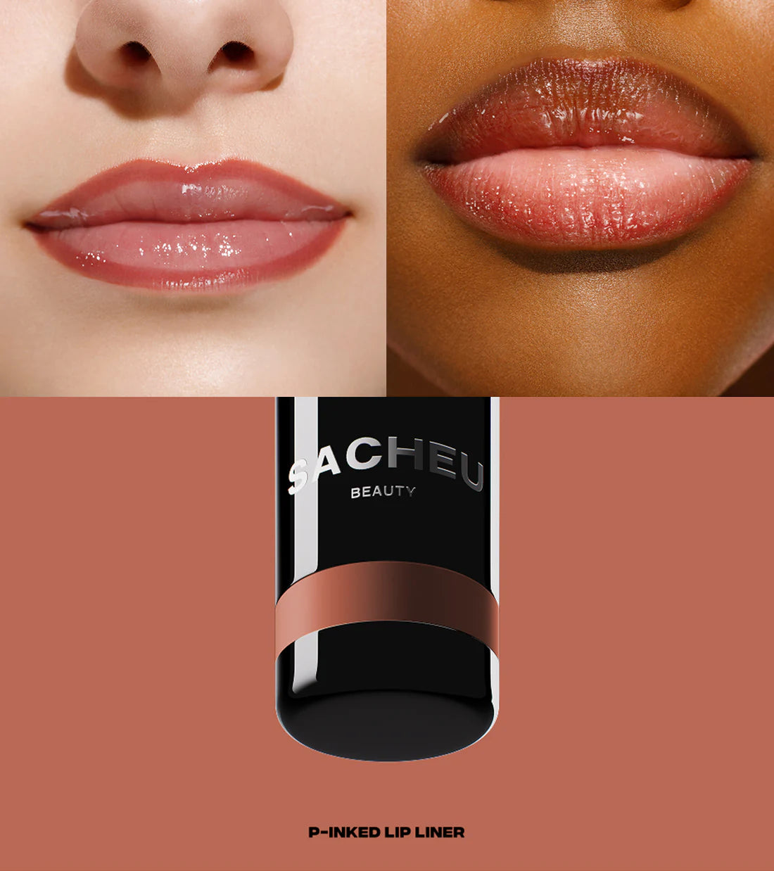 LIP LINER STAY-N® -  SACHEU  / delineador de labios peel off, larga duración