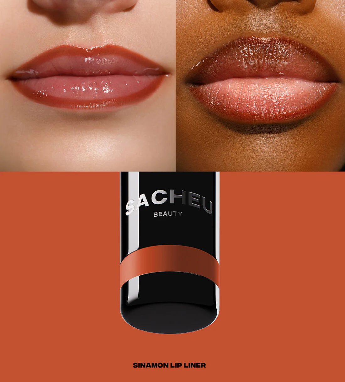 LIP LINER STAY-N® -  SACHEU  / delineador de labios peel off, larga duración