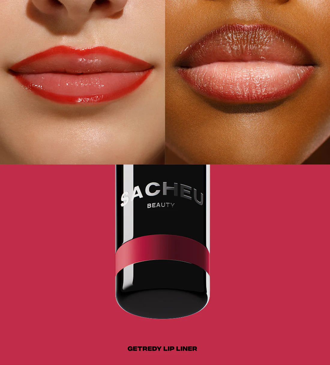 LIP LINER STAY-N® -  SACHEU  / delineador de labios peel off, larga duración