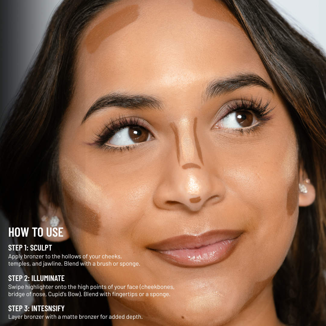 *PREORDEN: Mini In My Light Bronzer and Highlighter 2-Piece Set - LYS Beauty / Set 2 pzas bronceador e iluminador