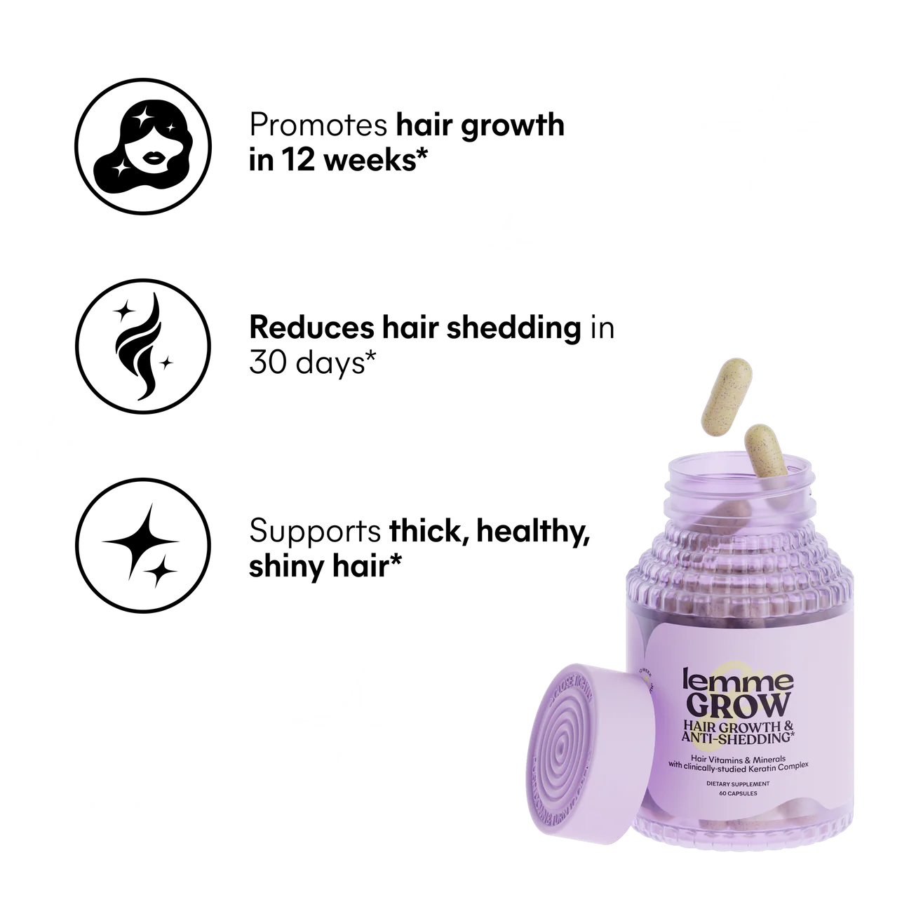 *PREORDEN: Lemme Grow Capsules - lemme / Gomitas para el crecimiento del cabello