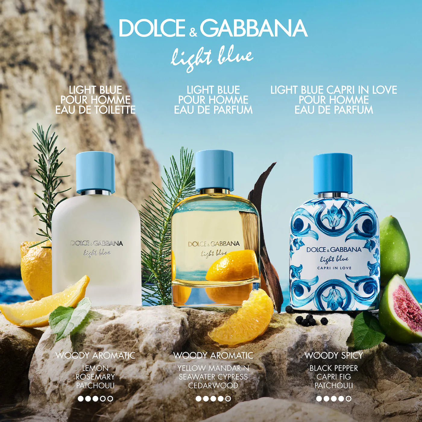 MINI Light Blue Pour Homme Eau de Parfum Orange & Cedarwood 5ml - Dolce&Gabbana