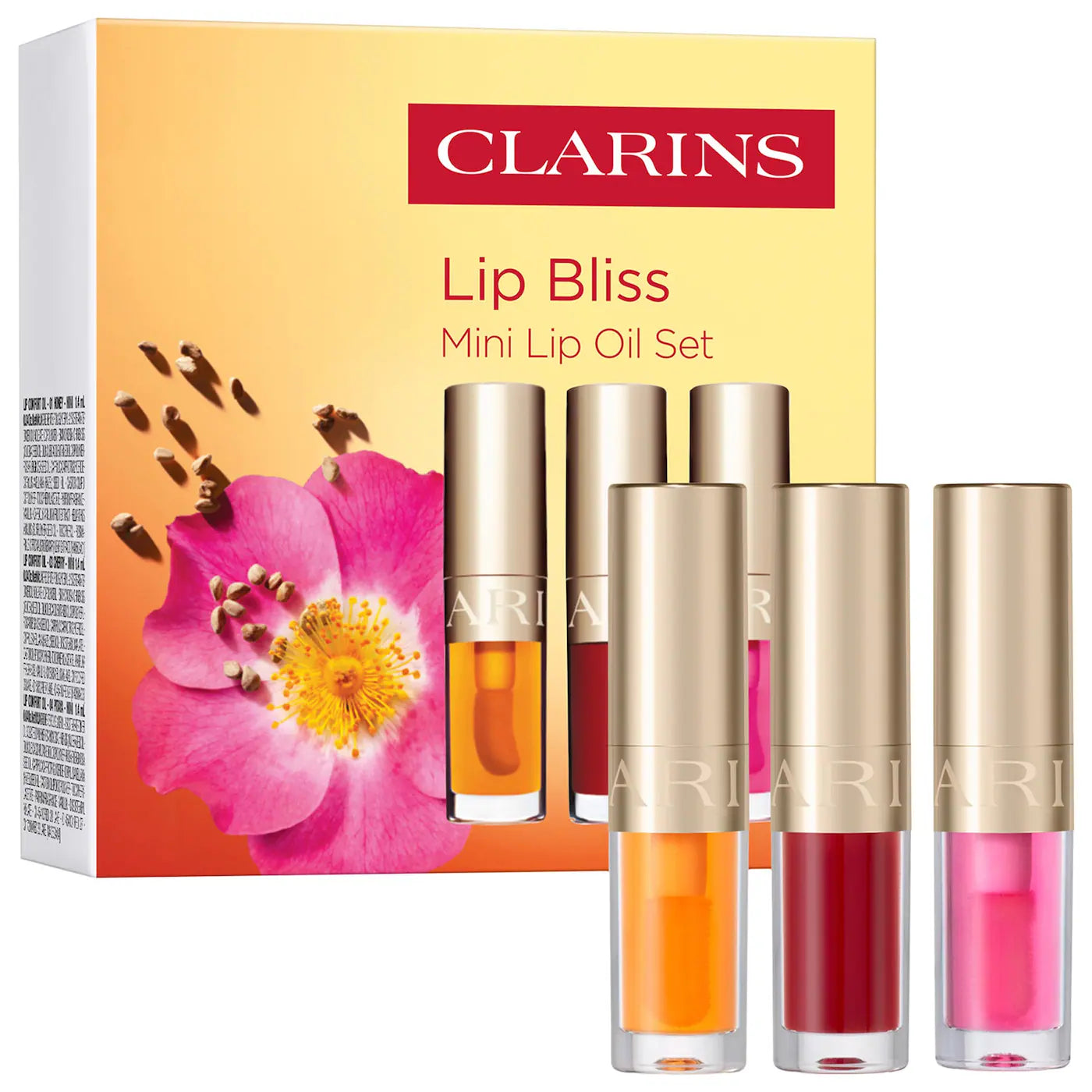 *PREORDEN: Lip Comfort Hydrating Oil Set - Clarins / Set 3 pzas aceite nutritivo para labios