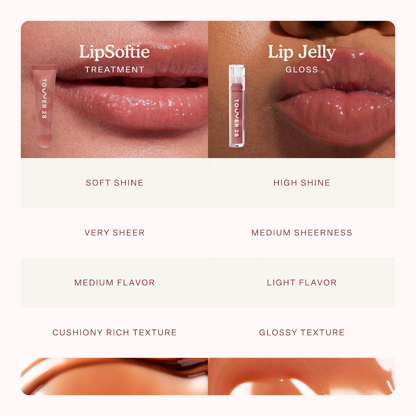 *PREORDEN: ShineOn Lip Jelly Hydrating Non-Sticky Lip Oil - Tower 28 / Labial hidratante