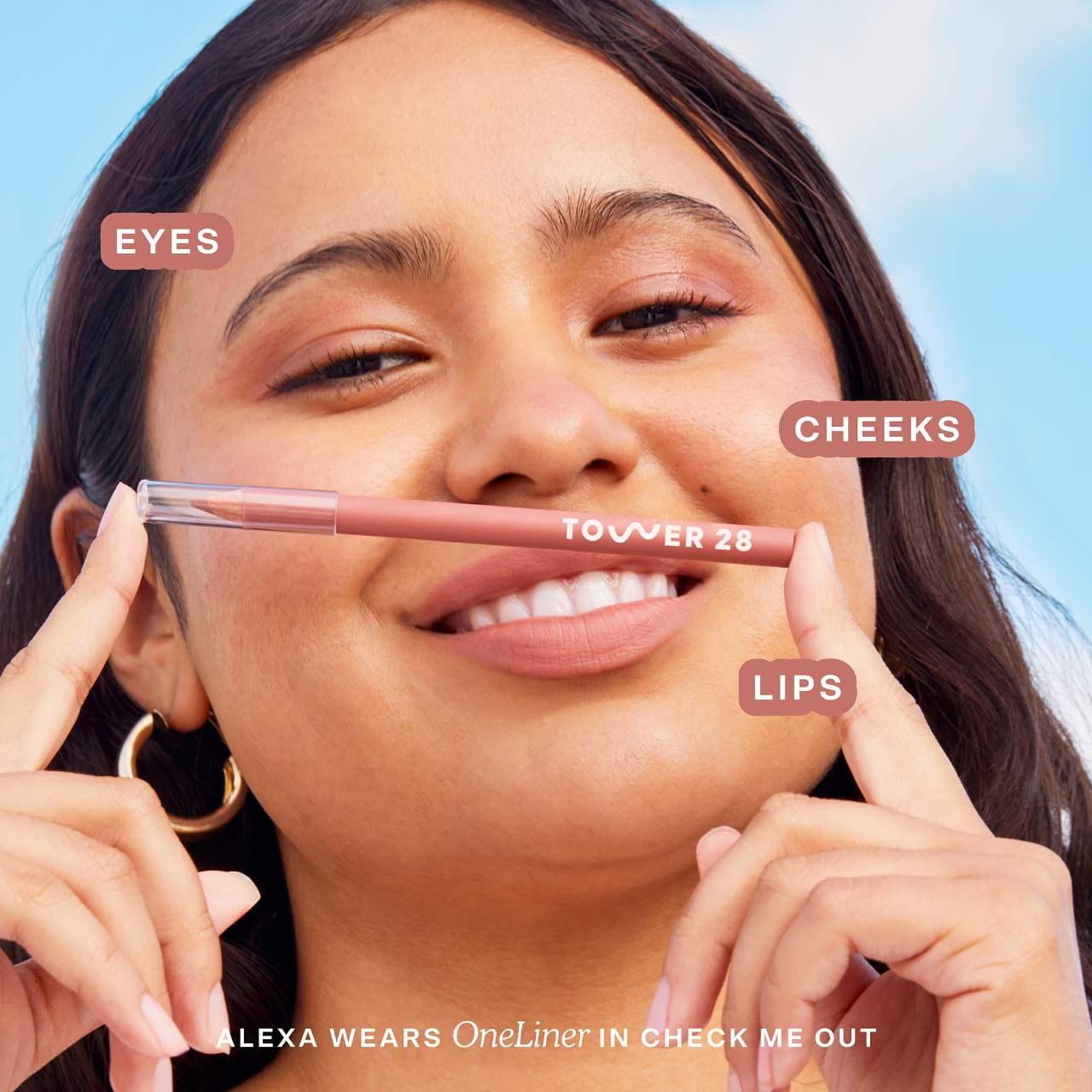 *PREORDEN: OneLiner® Lip Liner + Eyeliner + Cheek Pencil - Tower 28 Beauty / Delineador multiusos para labios y ojo