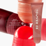 LipSoftie™ Hydrating Tinted Lip Treatment Balm - Tower 28 / Brillo hidratante con color