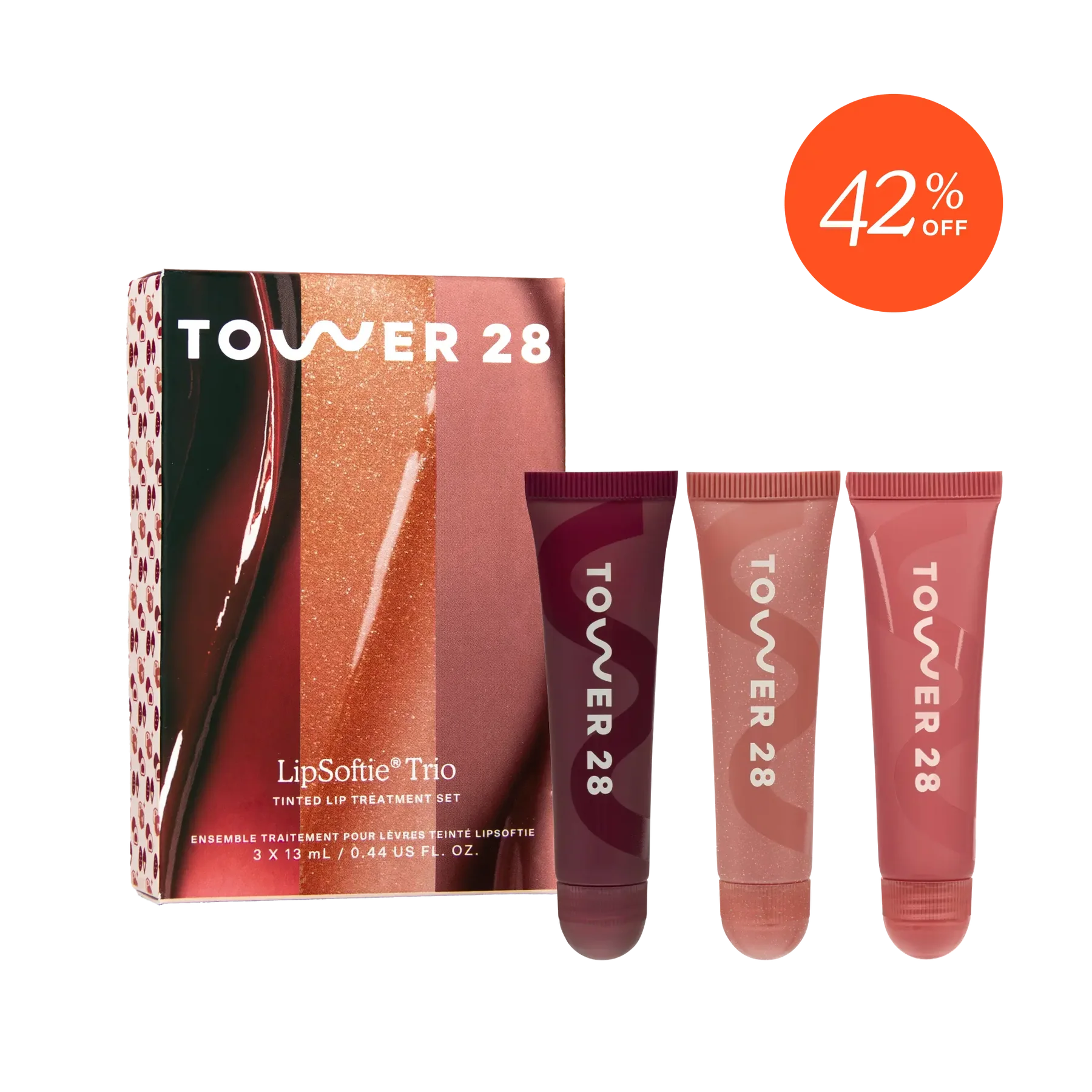LipSoftie™ Lip Treatment Trio - Tower 28 / Set 3 pzas minis labios
