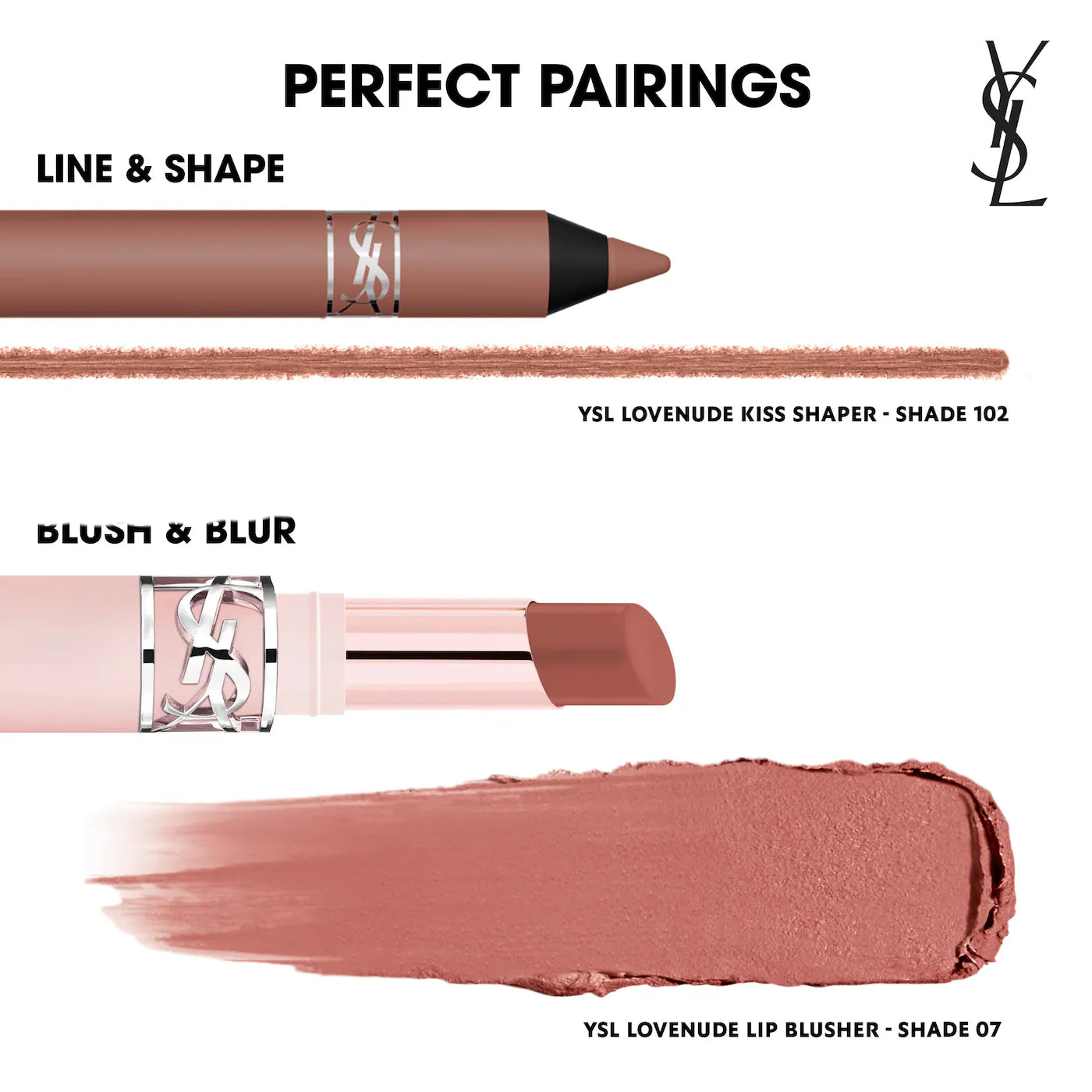 *PREORDEN: Lovenude Lip Blusher Soft Blurring Lip Color - Yves Saint Laurent / Labial