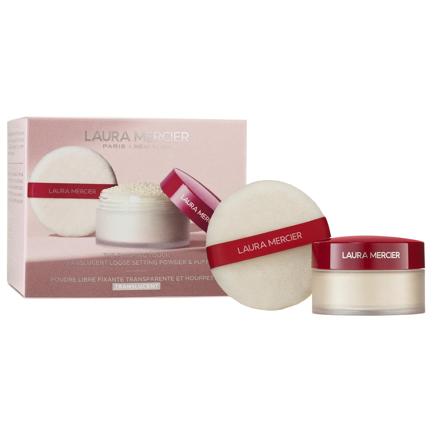*PREORDEN: The Finishing Touch Translucent Loose Setting Powder & Velour Puff Gift Set - Laura Mercier /