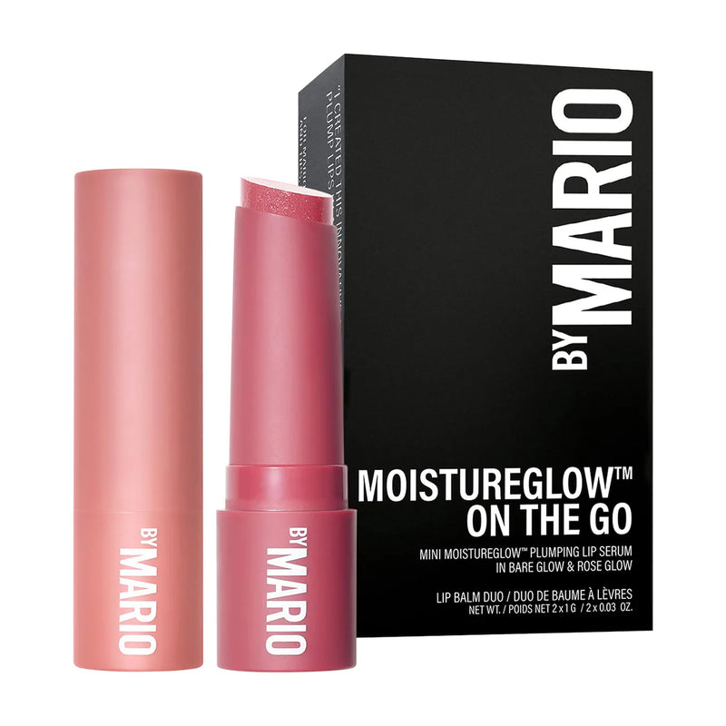*PREORDEN: Mini MoistureGlow™ On The Go Plumping Lip Serum Duo - MAKEUP BY MARIO / Set 2 pzas balsamo rellenador de labios