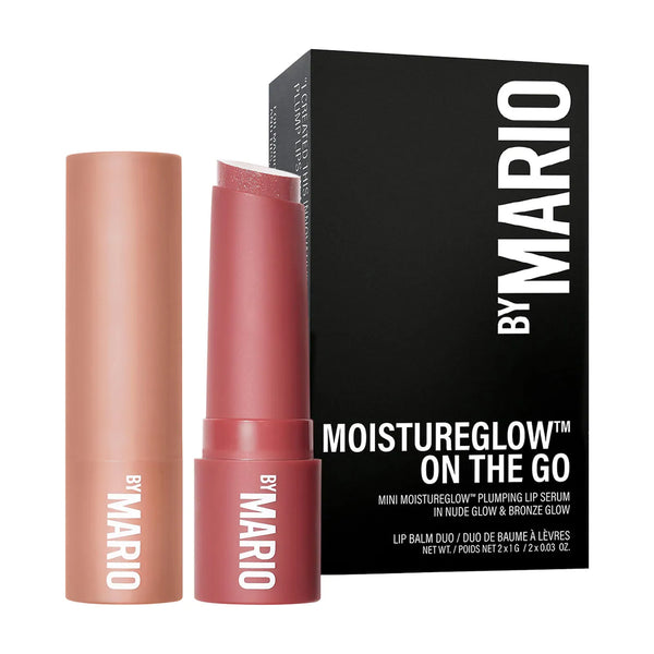*PREORDEN: Mini MoistureGlow™ On The Go Plumping Lip Serum Duo - MAKEUP BY MARIO / Set 2 pzas balsamo rellenador de labios