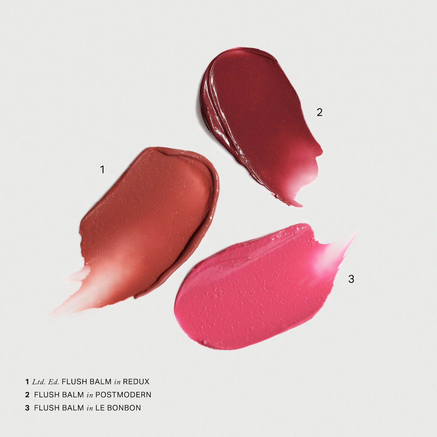 *PREORDEN: The Mini Flush Blush Balm Trio - MERIT / 3 pzas rubor en crema Ed. Limitada