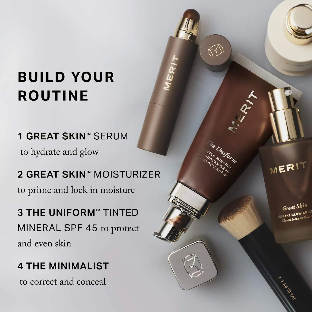 *PREORDEN: The Uniform™ Tinted Mineral Sunscreen Broad Spectrum SPF 45 - Merit / Protector solar con color