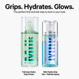 Hydro Grip Primer + Dewy Setting Spray Makeup Set - MILK MAKEUP / Set 2 pzas primer y fijador de maquillaje Ed. Limitada