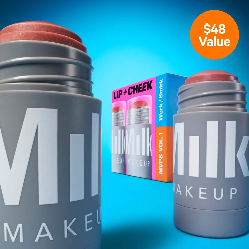Lip + Cheek MVPs Cream Blush Stick Set - Milk Makeup / Set 2 pzas labios y mejillas