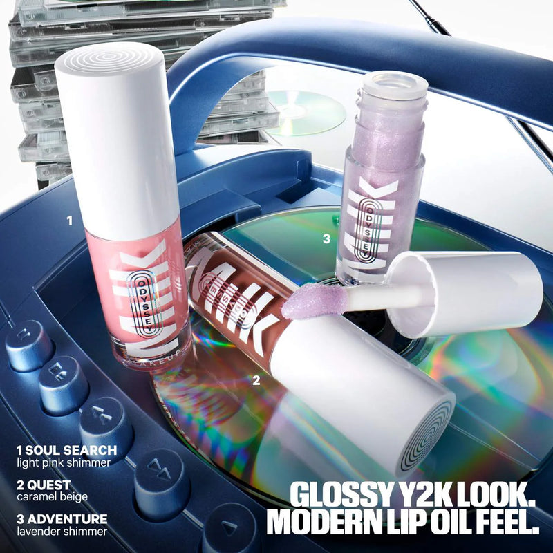 *PREORDEN: Mini Odyssey Lip Oil Gloss Fun Size Faves Set - Milk Makeup / Set 3 pzas mini brillo de labios con color