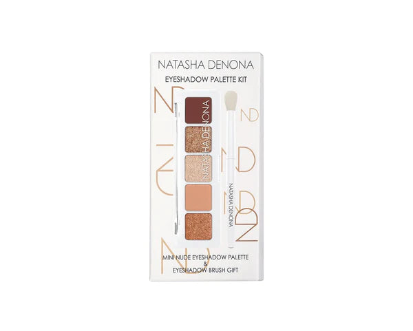 Mini Nude Eyeshadow Palette Kit - Natasha Denona / Set Paleta para ojos + brocha