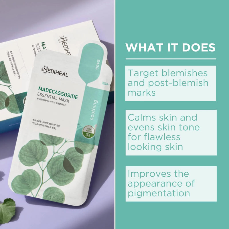 Madecassoside Essential Mask - Mediheal / Mascarilla hidratante
