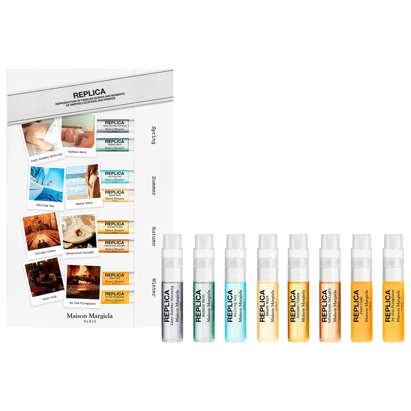'REPLICA' Memory Box Fragrance Sampler Set - Edición Invierno 2025 - M