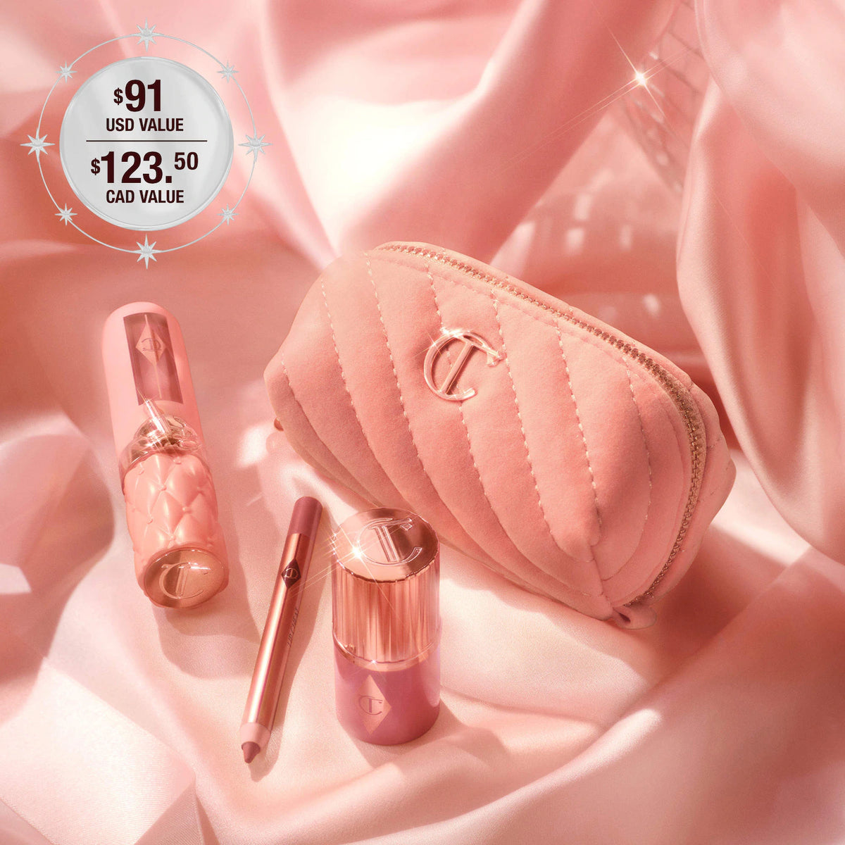 *PREORDEN: Pillow Talk Everyday Icons Lip & Cheek Makeup Gift Set - Charlotte Tilbury / Set de maquillaje *Ed.Limitada