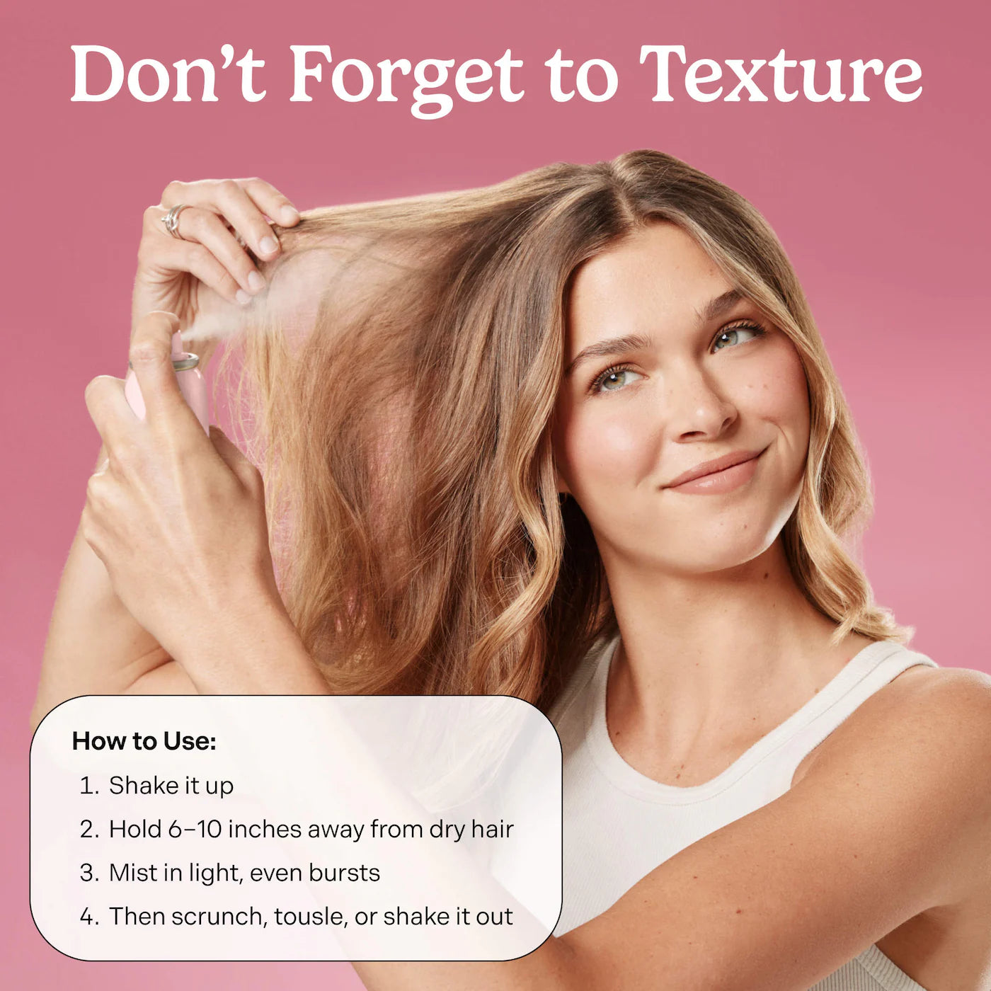 *PREORDEN: Cotton Candy Dry Texture & Hair Volume Spray 227g - Mane / Spray para volumen del cabello