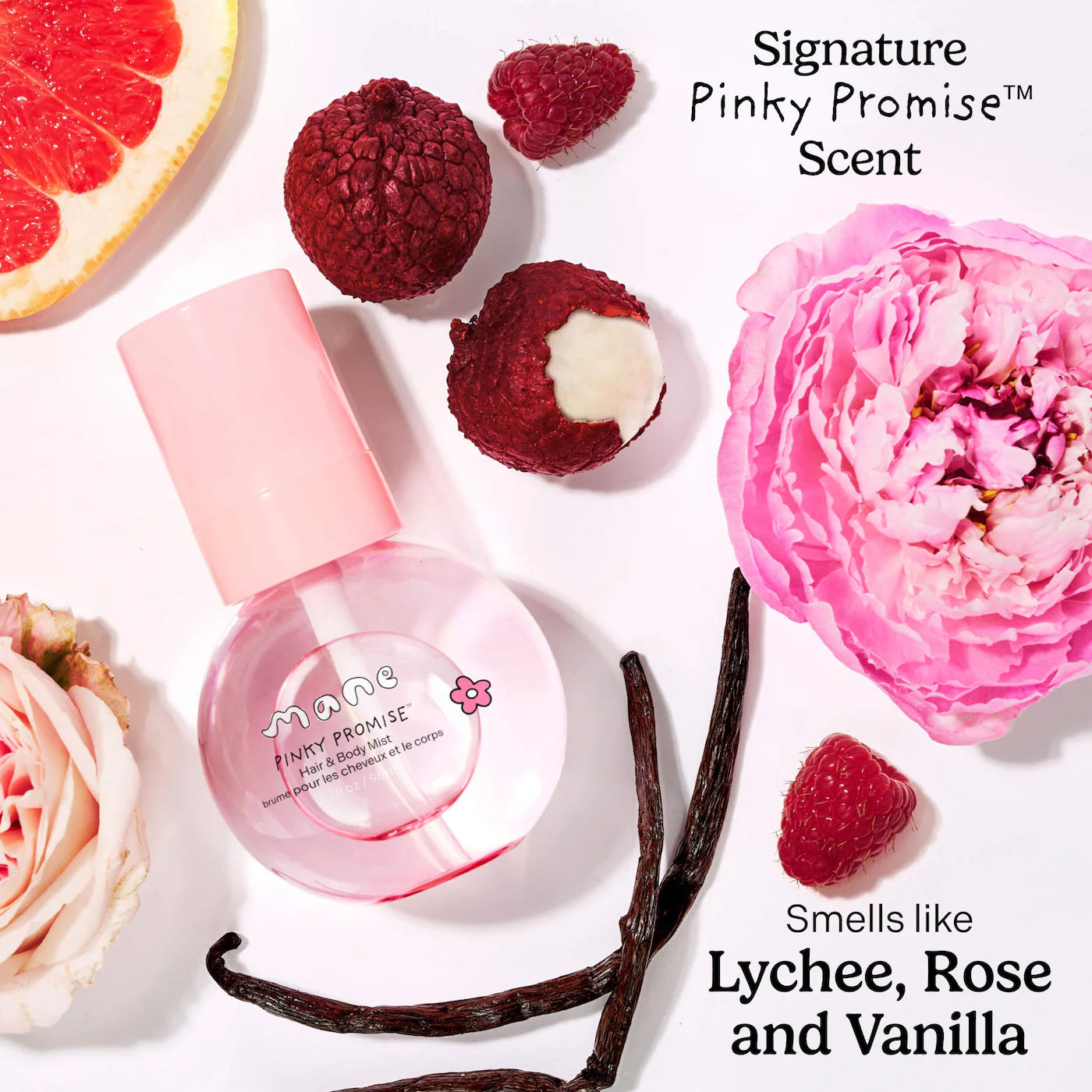 *PREORDEN: Pinky Promise Hair & Body Fragrance Mist - Mane / Perfume floral para cabello y cuerpo