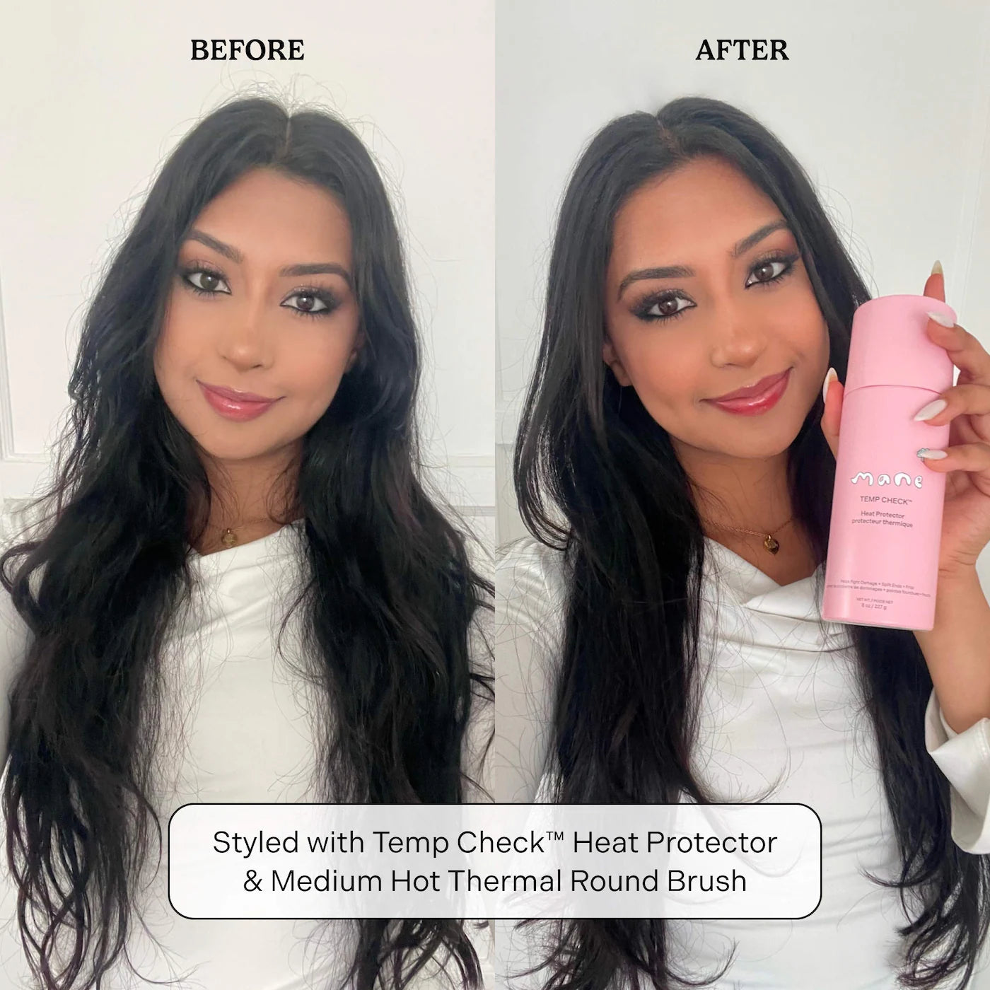 *PREORDEN: Temp Check Anti Frizz Heat Protectant 227g - Mane / Protector para el cabello