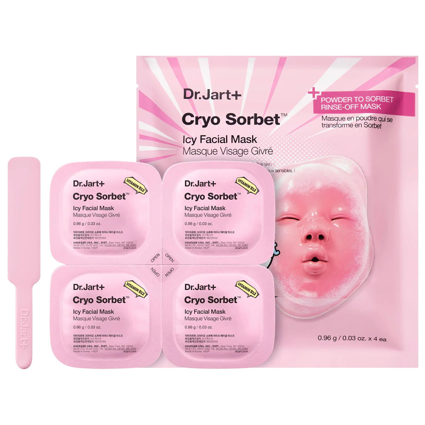 *PREORDEN: Cryo Sorbet Icy Facial Mask to Visibly Depuff - Dr. Jart+ / Mascarilla facial