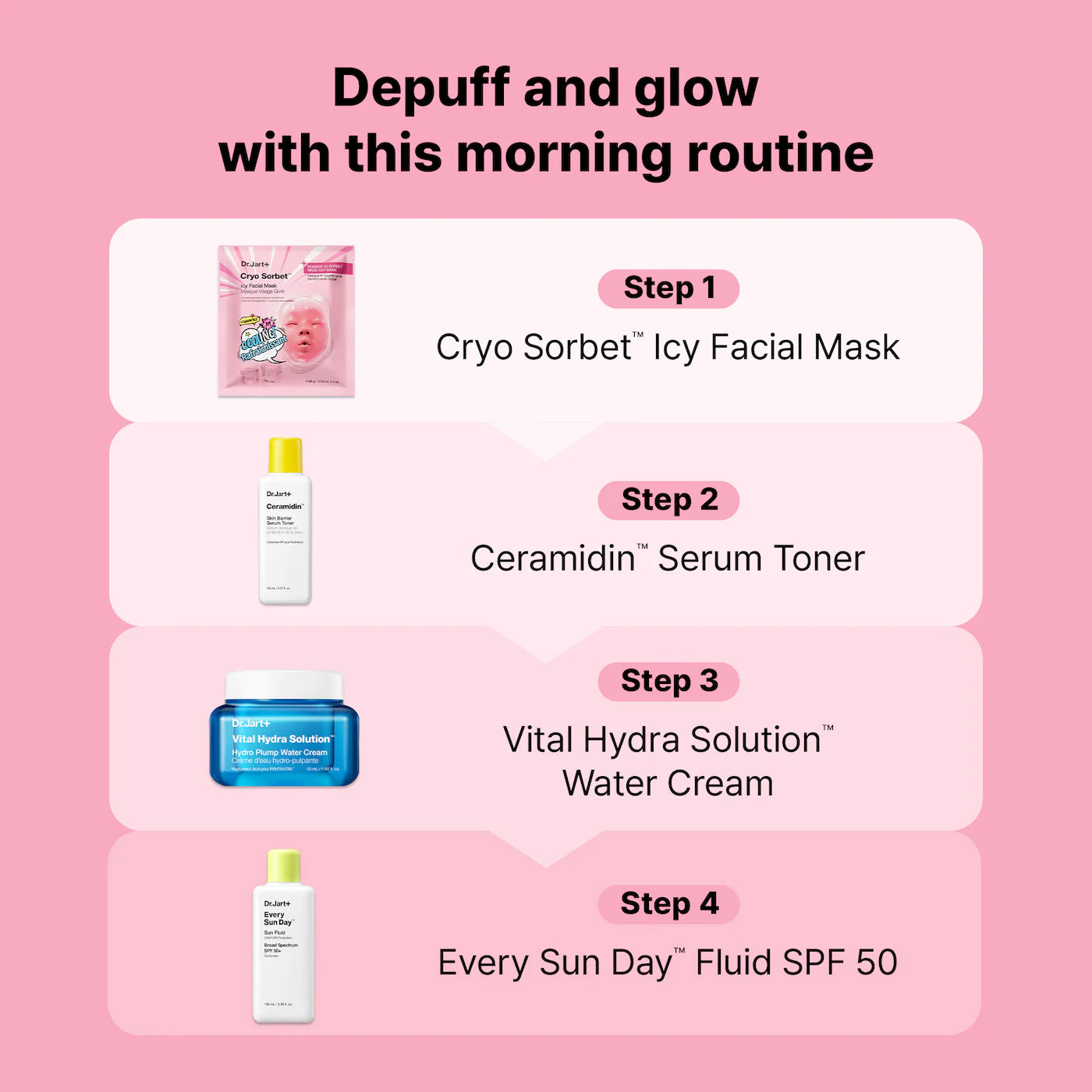 *PREORDEN: Cryo Sorbet Icy Facial Mask to Visibly Depuff - Dr. Jart+ / Mascarilla facial