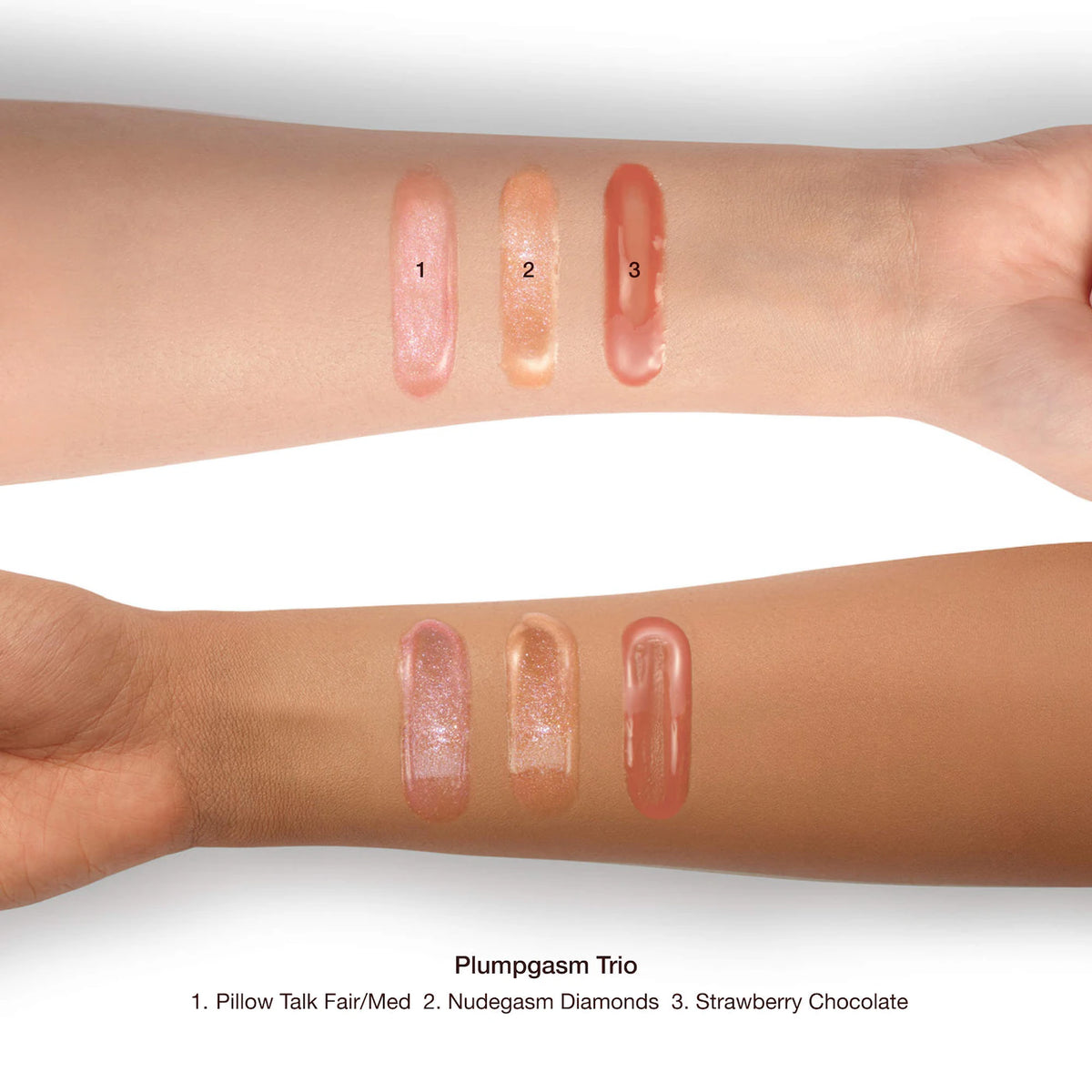 *PREORDEN: Mini Big Lip Plumpgasm Plumping Lip Gloss Trio Makeup Gift Set - Charlotte Tilbury / Set de brillos labiales