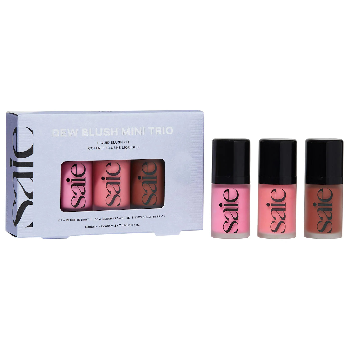 *PREORDEN: Mini Dew Blush™ Trio Gift Set - Saie / Set 3 pzas mini rubor liquido Ed. limitada