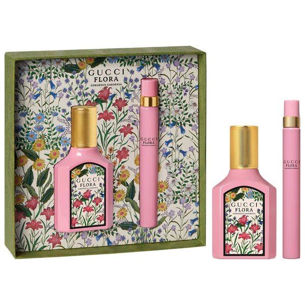 *PREORDEN: Mini Flora Gorgeous Gardenia Eau de Parfum Gift Set- Gucci / Set de viaje perfume floral