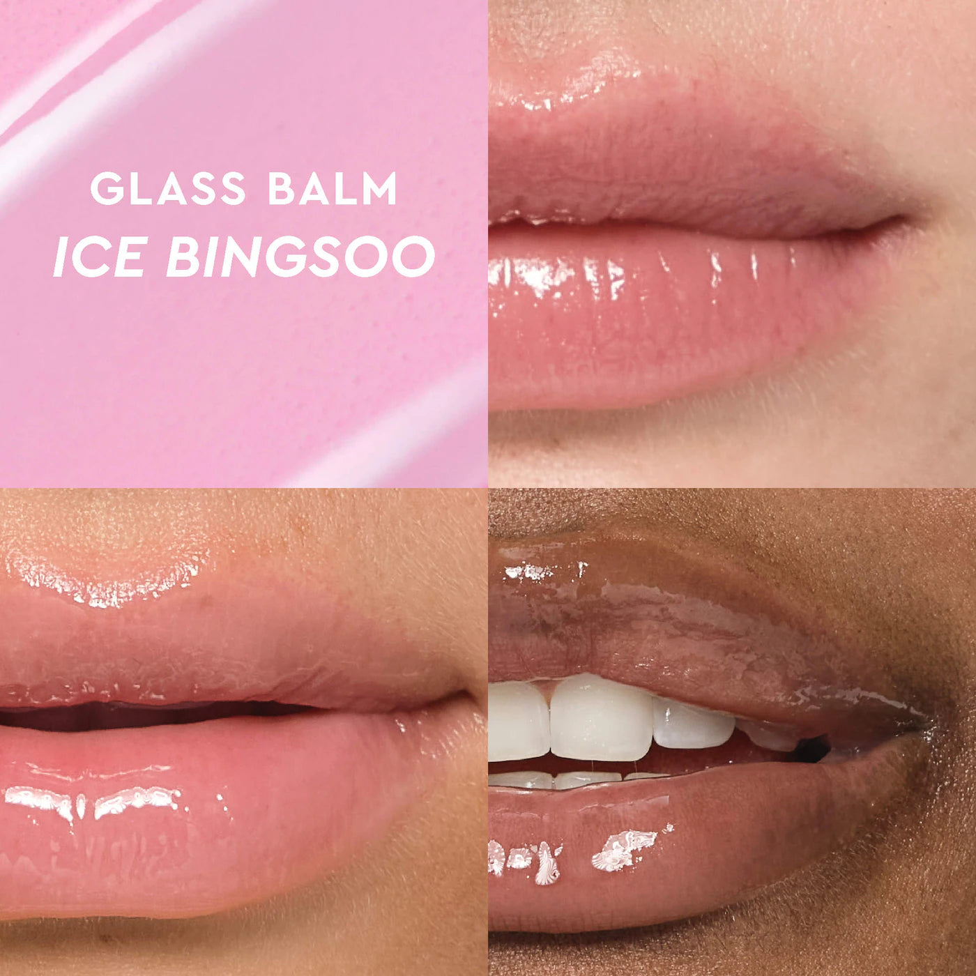 *PREORDEN: Mini Glass Balm Lip Collection Gift Set - Glow Recipe / 4 Mini pzas bálsamo hidratante