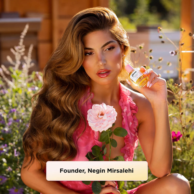 Honey Infused Hair Perfume 50mL - Wild Rose - Gisou / Perfume para cabello aroma floral