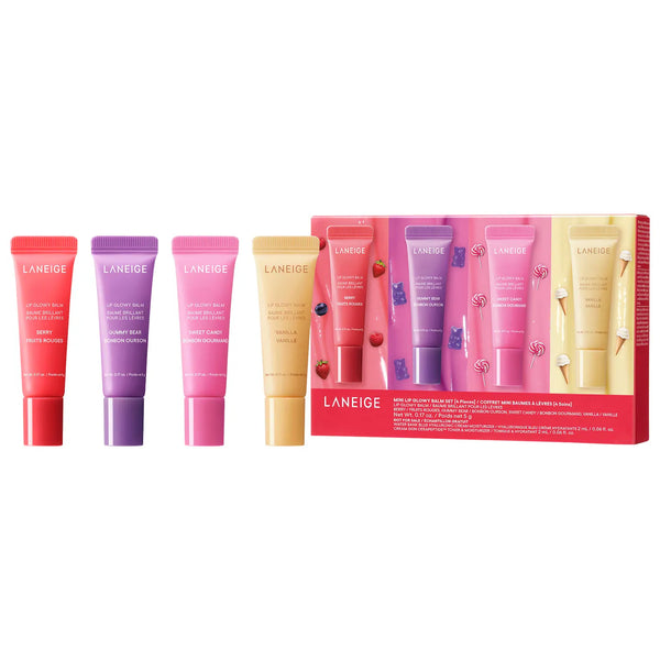 Mini Lip Glowy Balm Set - Laneige / Set 4 minis para labios
